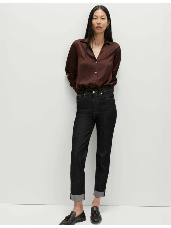 Marks & Spencer Elegantní džíny Harper cigaretového střihu Marks & Spencer černá