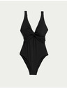 Marks & Spencer Dekoltové plavky formující bříško Marks & Spencer černá
