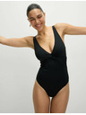 Marks & Spencer Dekoltové plavky formující bříško Marks & Spencer černá