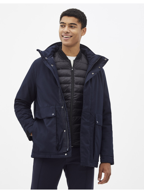 Celio Tmavě modrá bunda Celio Supheat