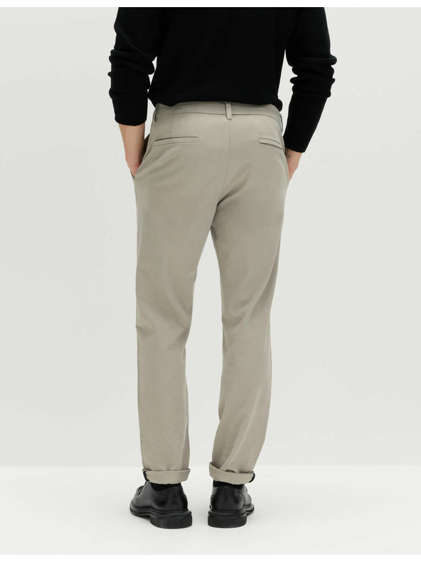 Marks & Spencer Keprové chino kalhoty úzkého střihu The Ultimate Marks & Spencer šedá