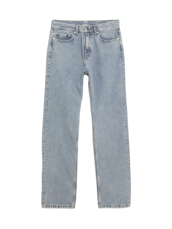 Marks & Spencer Volné džíny rovného střihu Authentic Marks & Spencer modrá