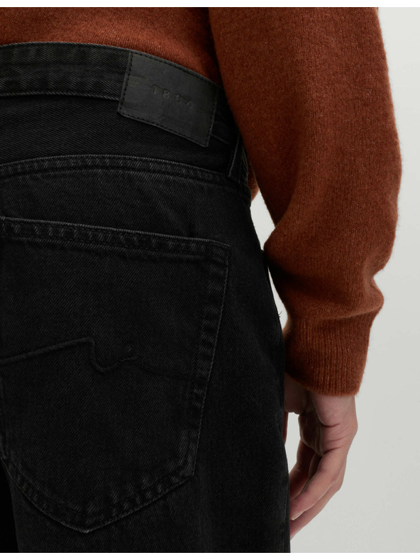 Marks & Spencer Volné džíny rovného střihu Authentic Marks & Spencer černá