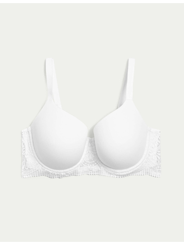 Marks & Spencer Hladká podprsenka Body Soft™ s kosticemi a plnými košíčky, vel. A–E Marks & Spencer bílá