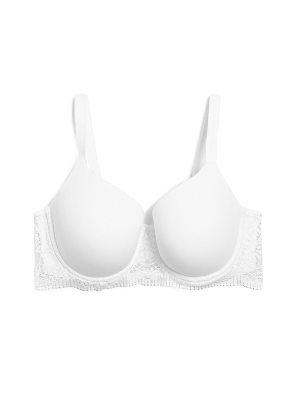Marks & Spencer Hladká podprsenka Body Soft™ s kosticemi a plnými košíčky, vel. A–E Marks & Spencer bílá
