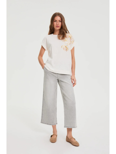 Moodo Halenka s potiskem bílá Moodo