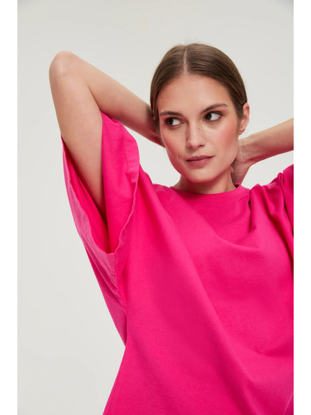 Moodo Halenka se širokými rukávy purpurová Moodo