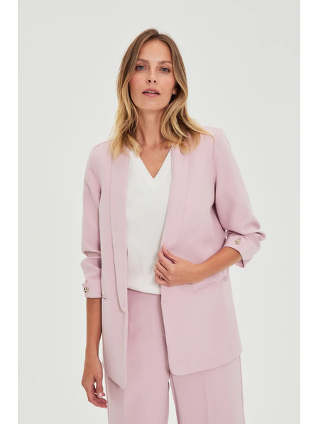 Moodo Sako se zrasenými rukávy růžové Moodo