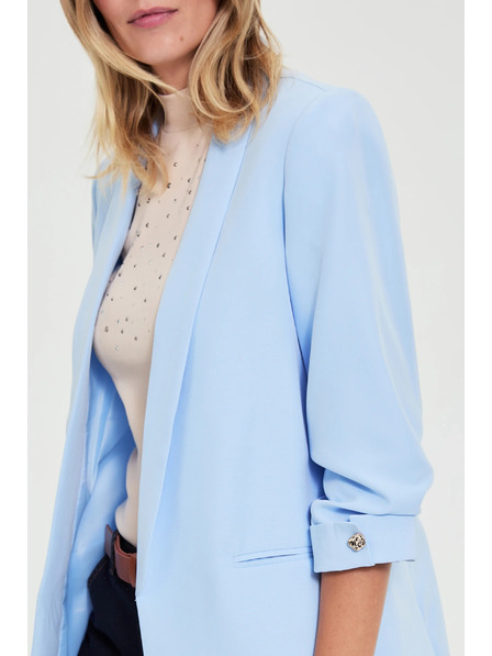 Moodo Sako se zrasenými rukávy světle modré Moodo