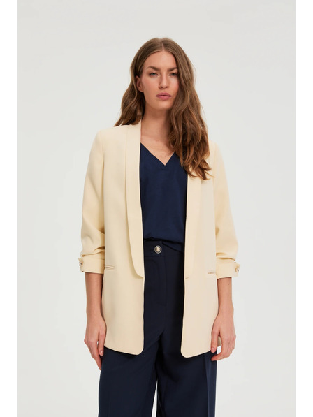 Moodo Sako se zrasenými rukávy žluté Moodo