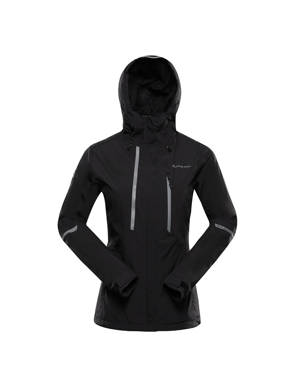 ALPINE PRO Dámská nepromokavá bunda s ptx membránou ALPINE PRO NOREMA 2 black