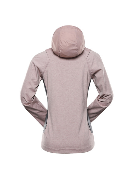 ALPINE PRO Dámská softshellová bunda-vesta s membránou 2v1 ALPINE PRO SPERTA 2 pale mauve