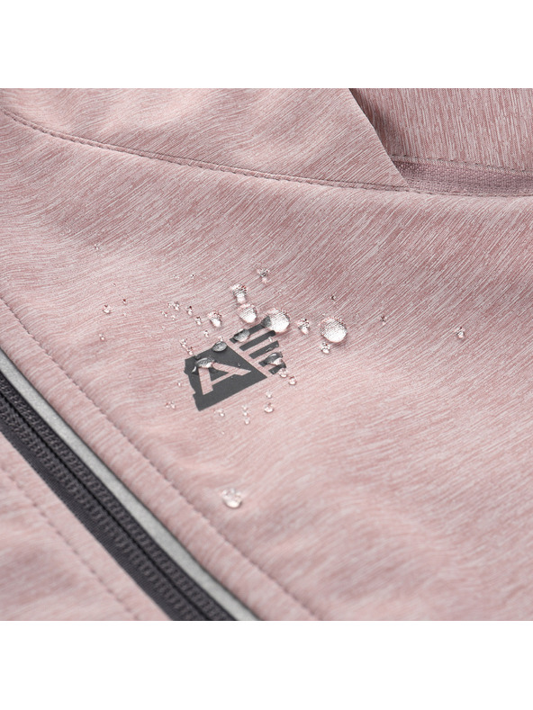 ALPINE PRO Dámská softshellová bunda-vesta s membránou 2v1 ALPINE PRO SPERTA 2 pale mauve