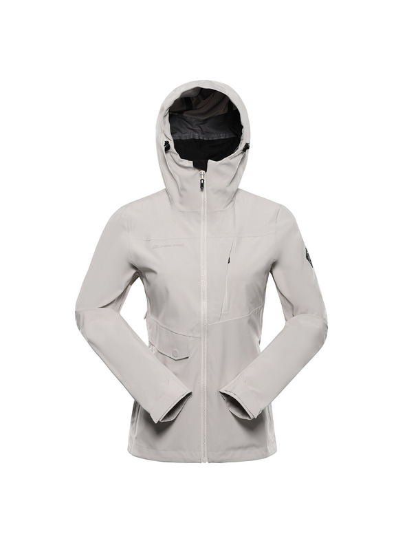 ALPINE PRO Dámská nepromokavá bunda s ptx membránou ALPINE PRO ZARRA 2 moonbeam