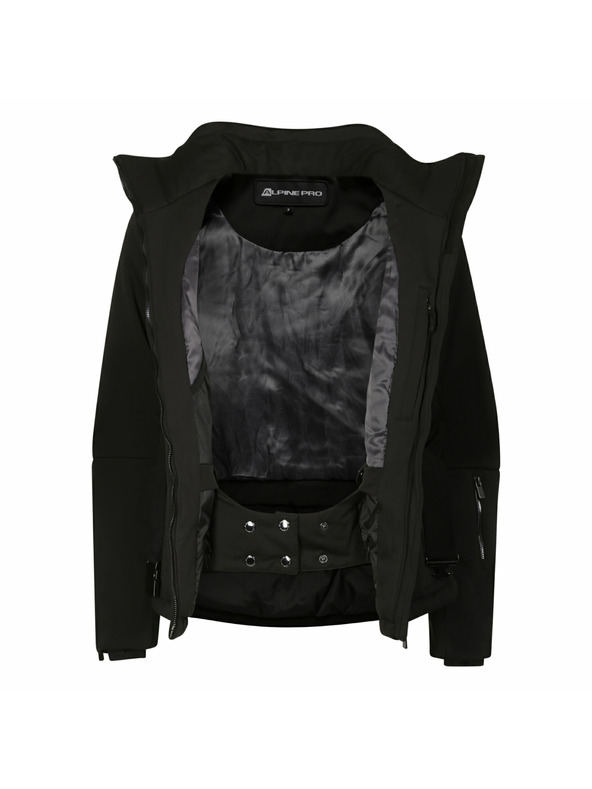ALPINE PRO Dámska lyžařská softshellová bunda s membránu ALPINE PRO DOWELA 2 black