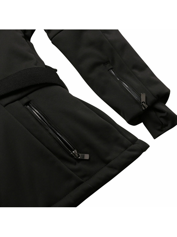 ALPINE PRO Dámska lyžařská softshellová bunda s membránu ALPINE PRO DOWELA 2 black