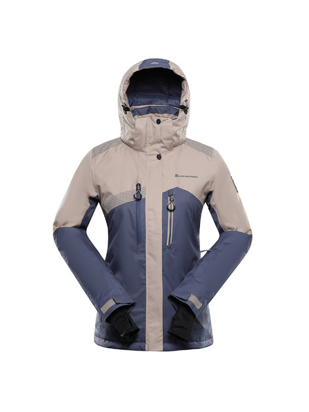 ALPINE PRO Dámská lyžařská bunda s membranou ptx snow ALPINE PRO DEARA 2 simply taupe