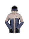 ALPINE PRO Dámská lyžařská bunda s membranou ptx snow ALPINE PRO DEARA 2 simply taupe