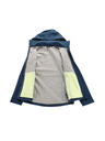 ALPINE PRO Dámská softshellová bunda s membránou ALPINE PRO HOORA 2 blue wing teal