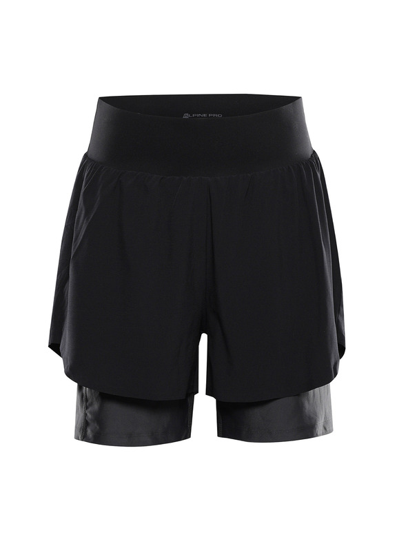 ALPINE PRO Dámské rychleschnoucí kraťasy ALPINE PRO GAJERA black