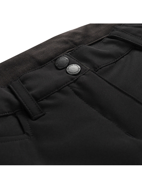 ALPINE PRO Dámské softshellové kraťasy ALPINE PRO BAKA 2 black