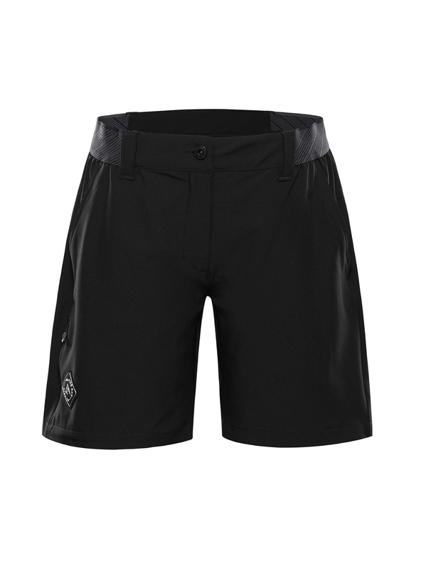 ALPINE PRO Dámské rychleschnoucí kraťasy ALPINE PRO ZAMBA 4 black