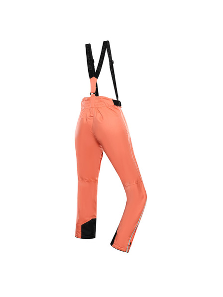 ALPINE PRO Dámské lyžařské kalhoty s membránou ptx snow ALPINE PRO EDESA fresh salmon