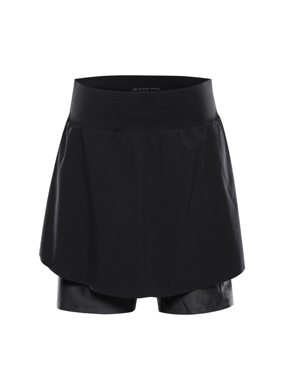 ALPINE PRO Dámská sportovní sukně s cool dry ALPINE PRO SQUERA 2 black