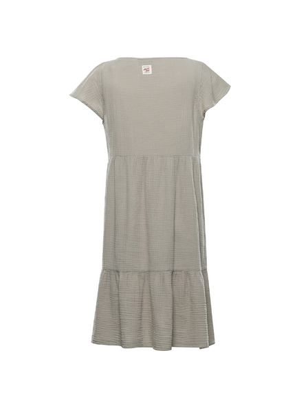 ALPINE PRO Dámské bavlněné šaty ALPINE PRO AKESA abbey stone