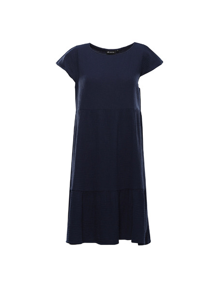 ALPINE PRO Dámské bavlněné šaty ALPINE PRO AKESA moonlit ocean