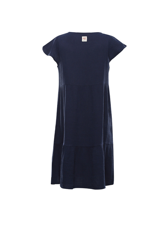 ALPINE PRO Dámské bavlněné šaty ALPINE PRO AKESA moonlit ocean