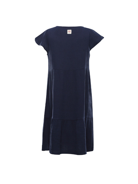 ALPINE PRO Dámské bavlněné šaty ALPINE PRO AKESA moonlit ocean