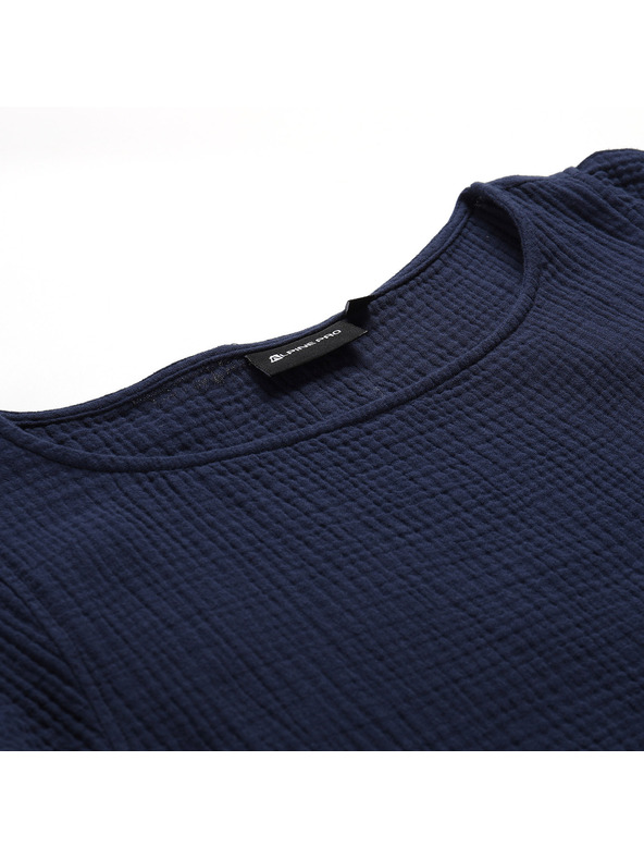 ALPINE PRO Dámské bavlněné šaty ALPINE PRO AKESA moonlit ocean