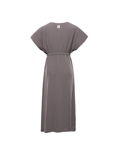 ALPINE PRO Dámské letní šaty ALPINE PRO URAMA driftwood