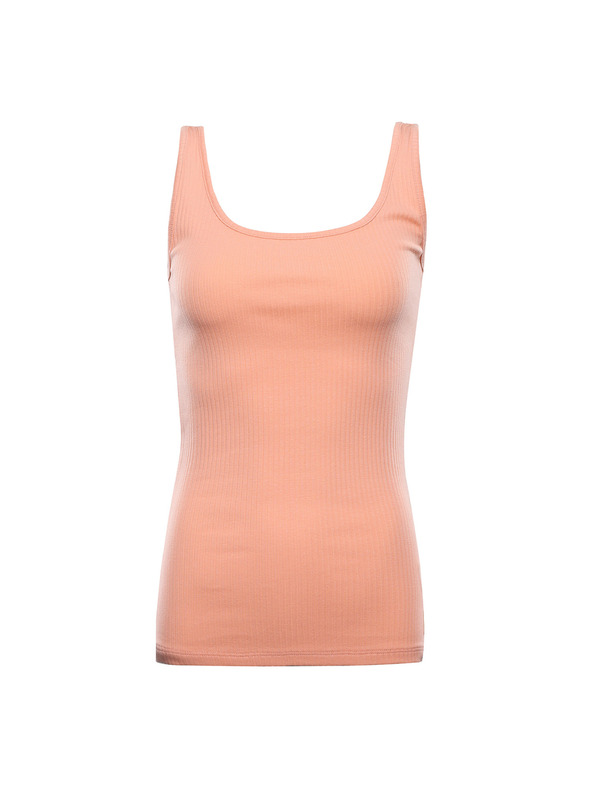 ALPINE PRO Dámské bavlněné tílko ALPINE PRO OMINA apricot blush