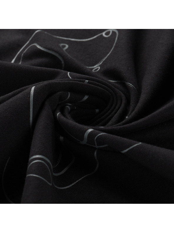 ALPINE PRO Dámské triko z organické bavlny ALPINE PRO TERMESA 3 black varianta pe