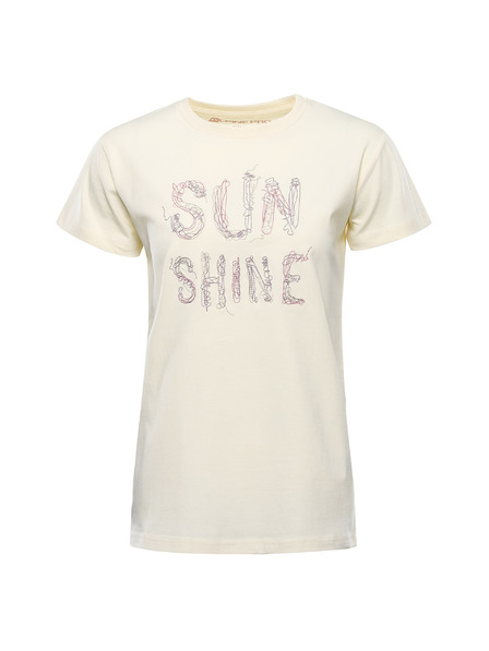 ALPINE PRO Dámské bavlněné triko ALPINE PRO DORGA cream varianta pb