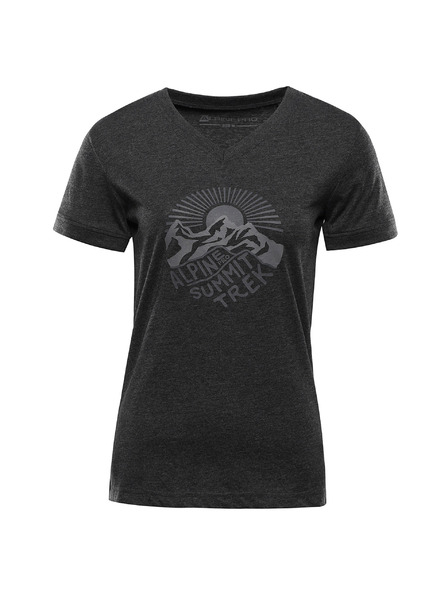 ALPINE PRO Dámské triko z nemačkavého materiálu ALPINE PRO NOGERA black varianta pb