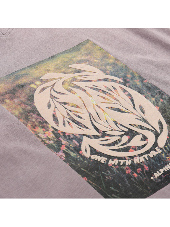 ALPINE PRO Dámské bavlněné triko ALPINE PRO DORENA quail varianta pc