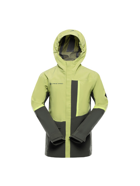 ALPINE PRO Dětská bunda s ptx mebránou ALPINE PRO ZARRO 3 green oasis