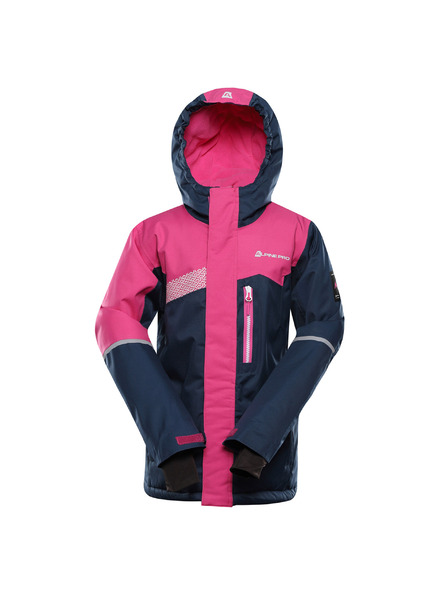 ALPINE PRO Dětská lyžařská bunda s membránou ptx snow ALPINE PRO DEARO 2 fuchsia fedora