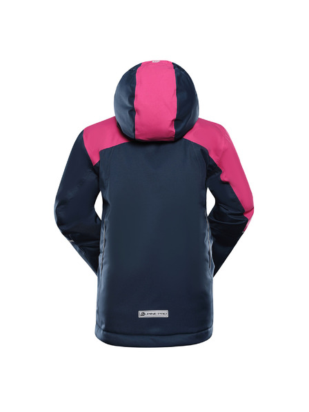 ALPINE PRO Dětská lyžařská bunda s membránou ptx snow ALPINE PRO DEARO 2 fuchsia fedora