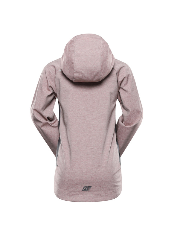 ALPINE PRO Dětská softshellová bunda s membránou ALPINE PRO SPERTO 2 pale mauve