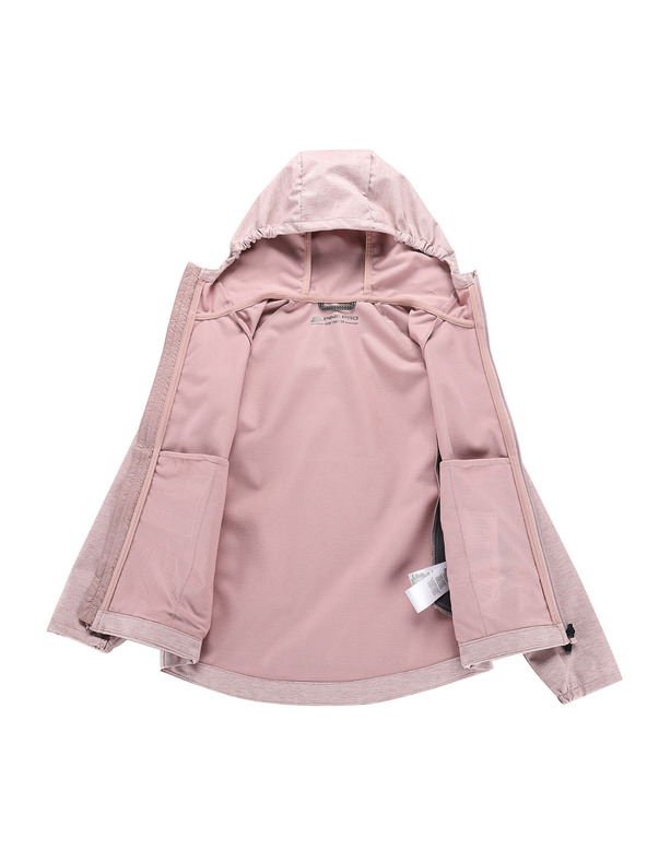 ALPINE PRO Dětská softshellová bunda s membránou ALPINE PRO SPERTO 2 pale mauve