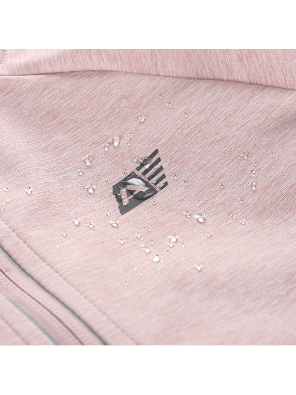 ALPINE PRO Dětská softshellová bunda s membránou ALPINE PRO SPERTO 2 pale mauve