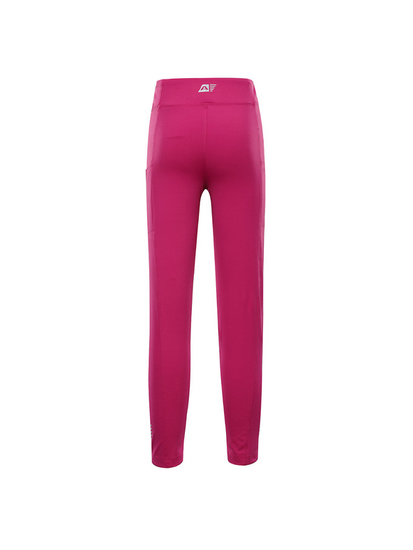 ALPINE PRO Dětské rychleschnoucí legíny ALPINE PRO MARDO 2 fuchsia red