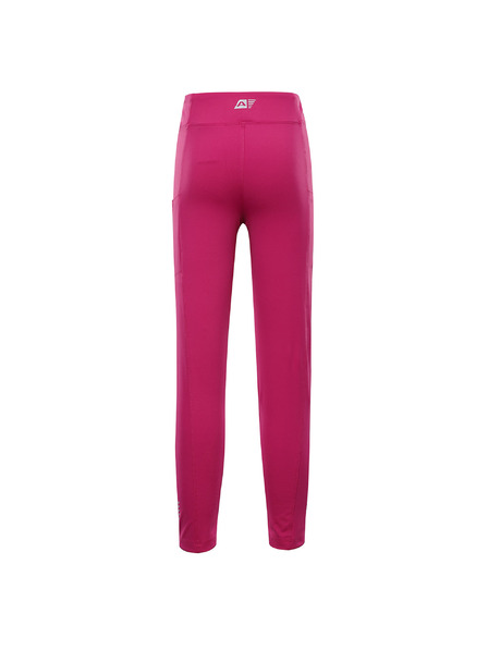 ALPINE PRO Dětské rychleschnoucí legíny ALPINE PRO MARDO 2 fuchsia red