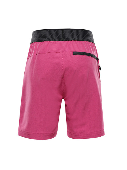 ALPINE PRO Dětské rychleschnoucí kraťasy s cool dry ALPINE PRO ZAMBO 3 fuchsia red