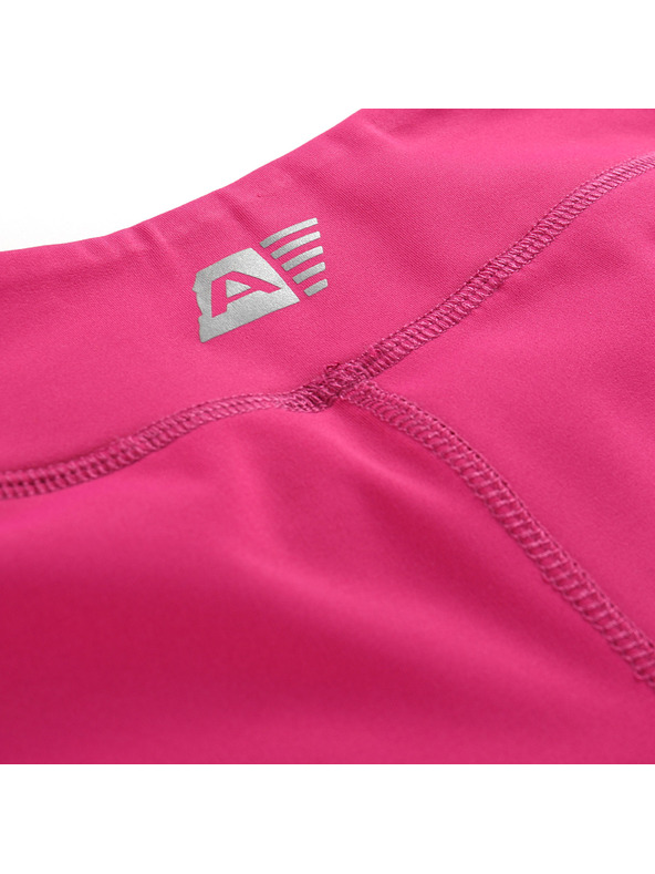 ALPINE PRO Dětské rychleschnoucí legíny ALPINE PRO ELO fuchsia red