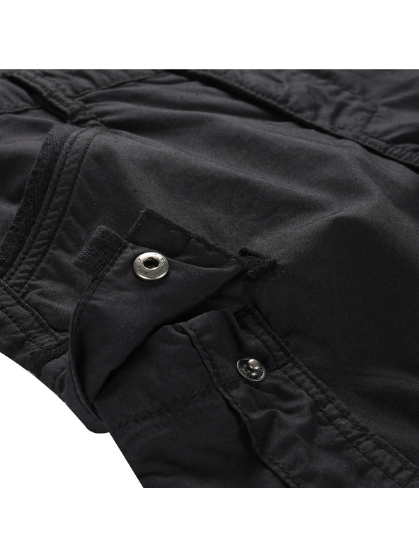 ALPINE PRO Dětské bavlněné kraťasy ALPINE PRO URTO black